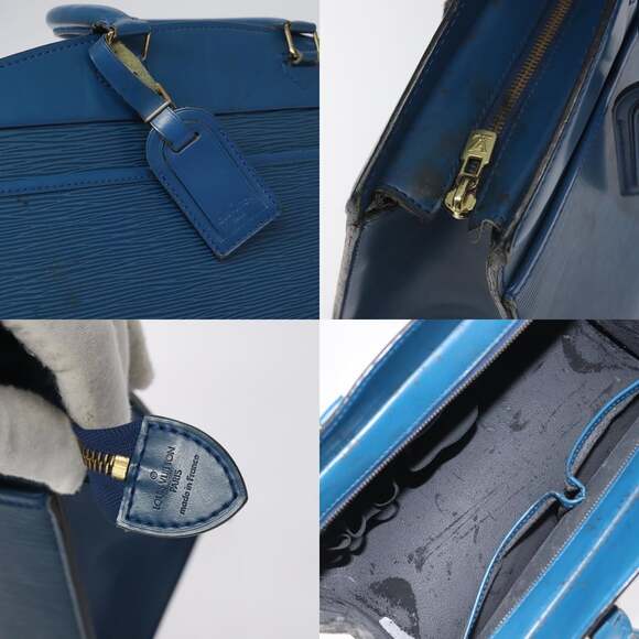 LOUIS VUITTON Epi Riviera Hand Bag Blue M48185 - Picture 11 of 13